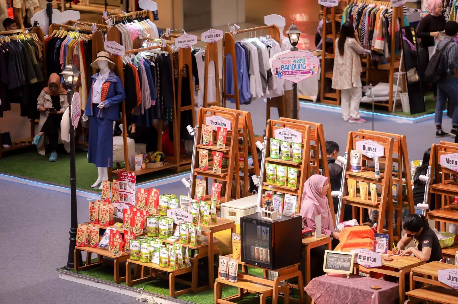 Event Pasar Kreatif Bandung 2025 libatkan 340 pelaku usaha, berlangsung di 8 mal selama 2 bulan. (Dok. Diskominfo Kota Bandung)